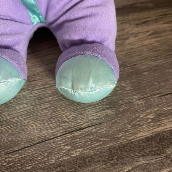 Vintage Cabbage Patch Kids Pajama Baby Doll–1990s Plush Lavender Satin Trim 14” - Picture 6 of 8